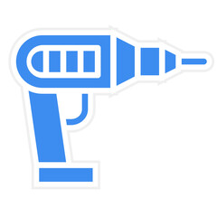 Vector Design Driller Icon Style