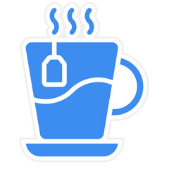 Vector Design Tea Cup Icon Style