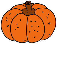 pumpkin icon doodle