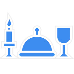 Vector Design Dinner Icon Style