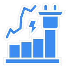 Vector Design Energy Consumption Icon Style