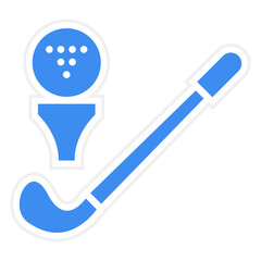 Vector Design Golf Icon Style