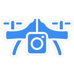 Vector Design Camera Drone Icon Style