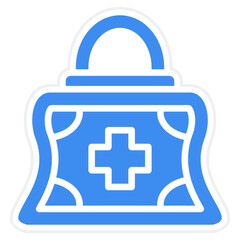 Fototapeta premium Vector Design First Aid Kit Icon Style