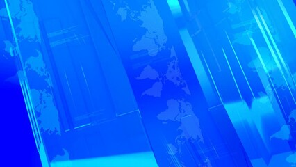 Global earth map rotating digital world breaking news Studio Background for news report and breaking news on world live report. Business
 - Powered by Adobe