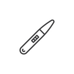 Pregnancy test line icon