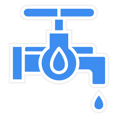 Vector Design Oil Tap Icon Style