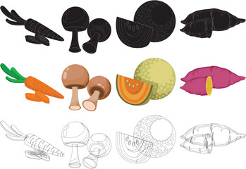 Fruits and Vegetables Designs