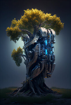 Creative illustrations tree