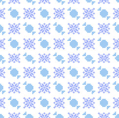 Cute pink and blue candies seamless pattern on white background, cartoon character hand drawn illustration, design for texture, fabric, clothing, wrapping paper, decoration, print.