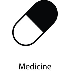 Medicine icon design stock illustration