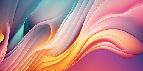 Obraz premium Expansive Pastel-Colored Abstract Design for Wallpaper