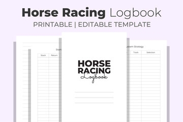 Horse Racing Logbook KDP Interior