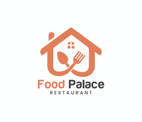 Home Food logo, restaurant logo healthy food chef