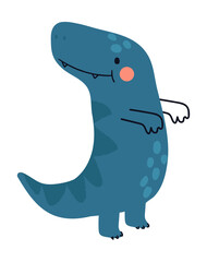 Cute dinosaur vector