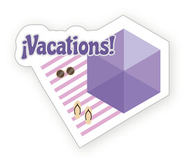 English phrases stickers:Vacations