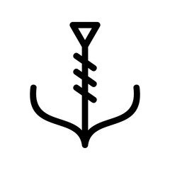 anchor icon or logo isolated sign symbol vector illustration - high-quality black style vector icons
