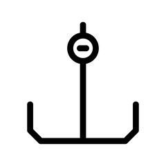 anchor icon or logo isolated sign symbol vector illustration - high-quality black style vector icons

