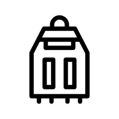 baggage icon or logo isolated sign symbol vector illustration - high-quality black style vector icons
