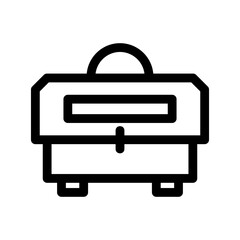 baggage icon or logo isolated sign symbol vector illustration - high-quality black style vector icons
