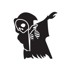 Character death horror zombie monster Halloween icon