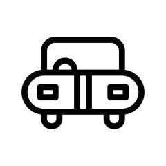 car icon or logo isolated sign symbol vector illustration - high-quality black style vector icons
