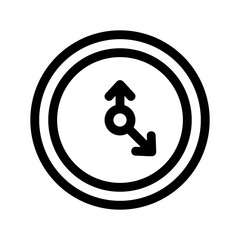 clock icon or logo isolated sign symbol vector illustration - high-quality black style vector icons
