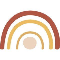 Obraz premium Boho Abstract Shape