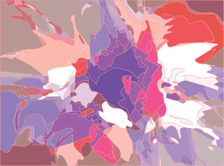 Fototapeta premium abstract oil painting colorful image eps.10