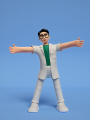 doctor 3d cartoon