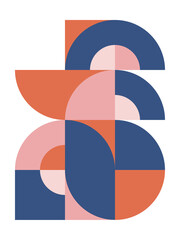 Obraz premium Abstract geometric shape cover