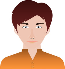 [Male] It is an illustrative image that can be used in various ways in messengers, resumes, and communities.