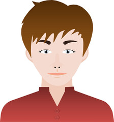 [Male] It is an illustrative image that can be used in various ways in messengers, resumes, and communities.