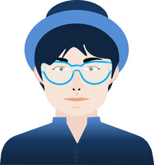 [Male] It is an illustrative image that can be used in various ways in messengers, resumes, and communities.