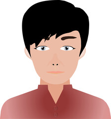 [Male] It is an illustrative image that can be used in various ways in messengers, resumes, and communities.