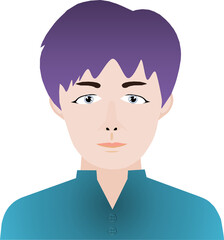 [Male] It is an illustrative image that can be used in various ways in messengers, resumes, and communities.