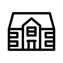 house icon or logo isolated sign symbol vector illustration - high-quality black style vector icons
