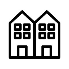 house icon or logo isolated sign symbol vector illustration - high-quality black style vector icons
