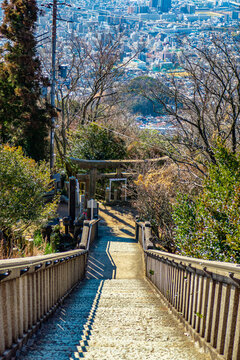 高取神社の階段