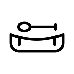 kayak icon or logo isolated sign symbol vector illustration - high-quality black style vector icons
