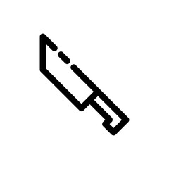 knife icon or logo isolated sign symbol vector illustration - high-quality black style vector icons

