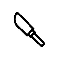knife icon or logo isolated sign symbol vector illustration - high-quality black style vector icons
