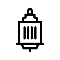 lantern icon or logo isolated sign symbol vector illustration - high-quality black style vector icons
