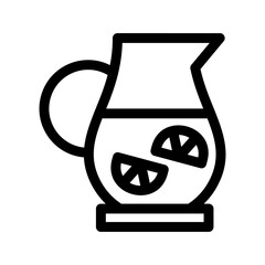 lemonade icon or logo isolated sign symbol vector illustration - high-quality black style vector icons
