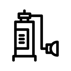 oxygen tank icon or logo isolated sign symbol vector illustration - high-quality black style vector icons
