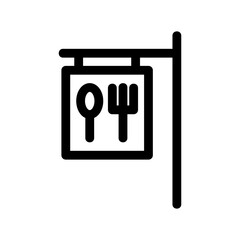 restaurant icon or logo isolated sign symbol vector illustration - high-quality black style vector icons
