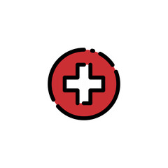 medical icon design vector logo