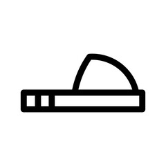 slippers icon or logo isolated sign symbol vector illustration - high-quality black style vector icons
