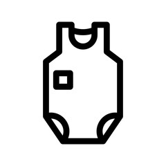 swimsuit icon or logo isolated sign symbol vector illustration - high-quality black style vector icons
