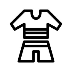 swimsuit icon or logo isolated sign symbol vector illustration - high-quality black style vector icons
